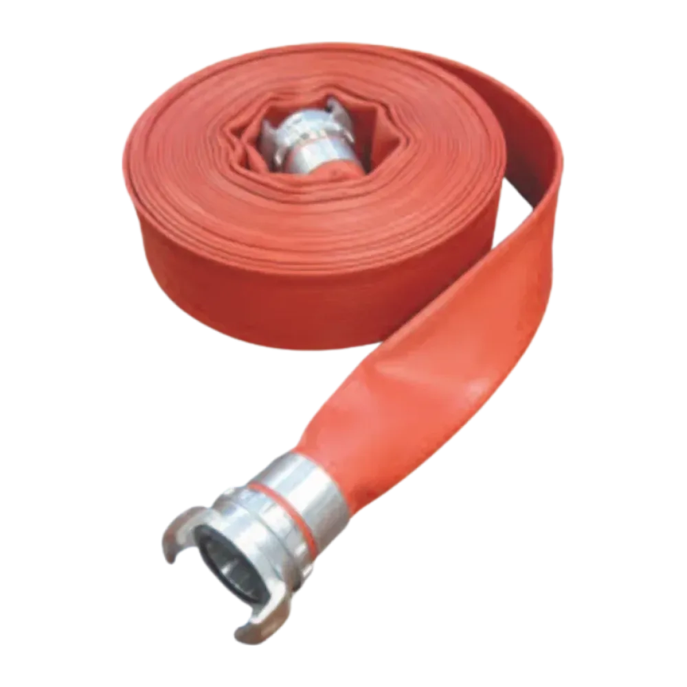 Tuyau rouge 110mm longueur 20 m equipes de raccord 2,5 pouces dsp alu dn100-110