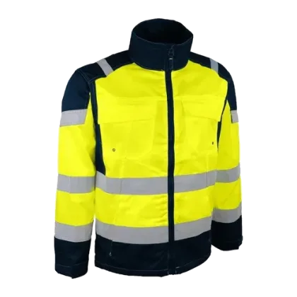 Veste HV JAUNE/MARINE