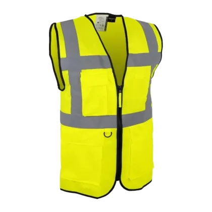 Gilet haute visibilité multipoche
