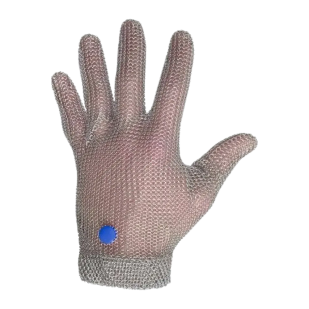 Gant en cote de maille wilco sans manchette, bleu, rouge, blanc