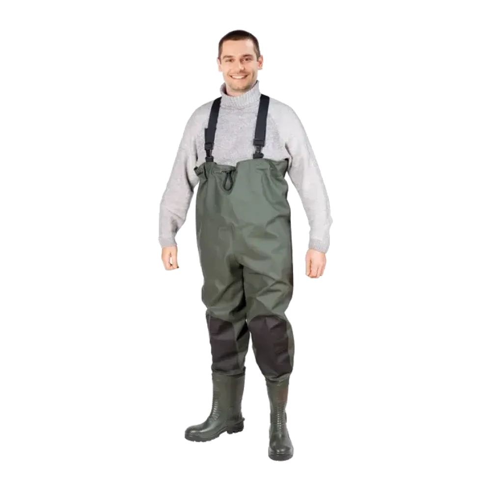Waders sécurité PVC lourd. 700 gm2. Hauteur 143 cm. S5 SRC