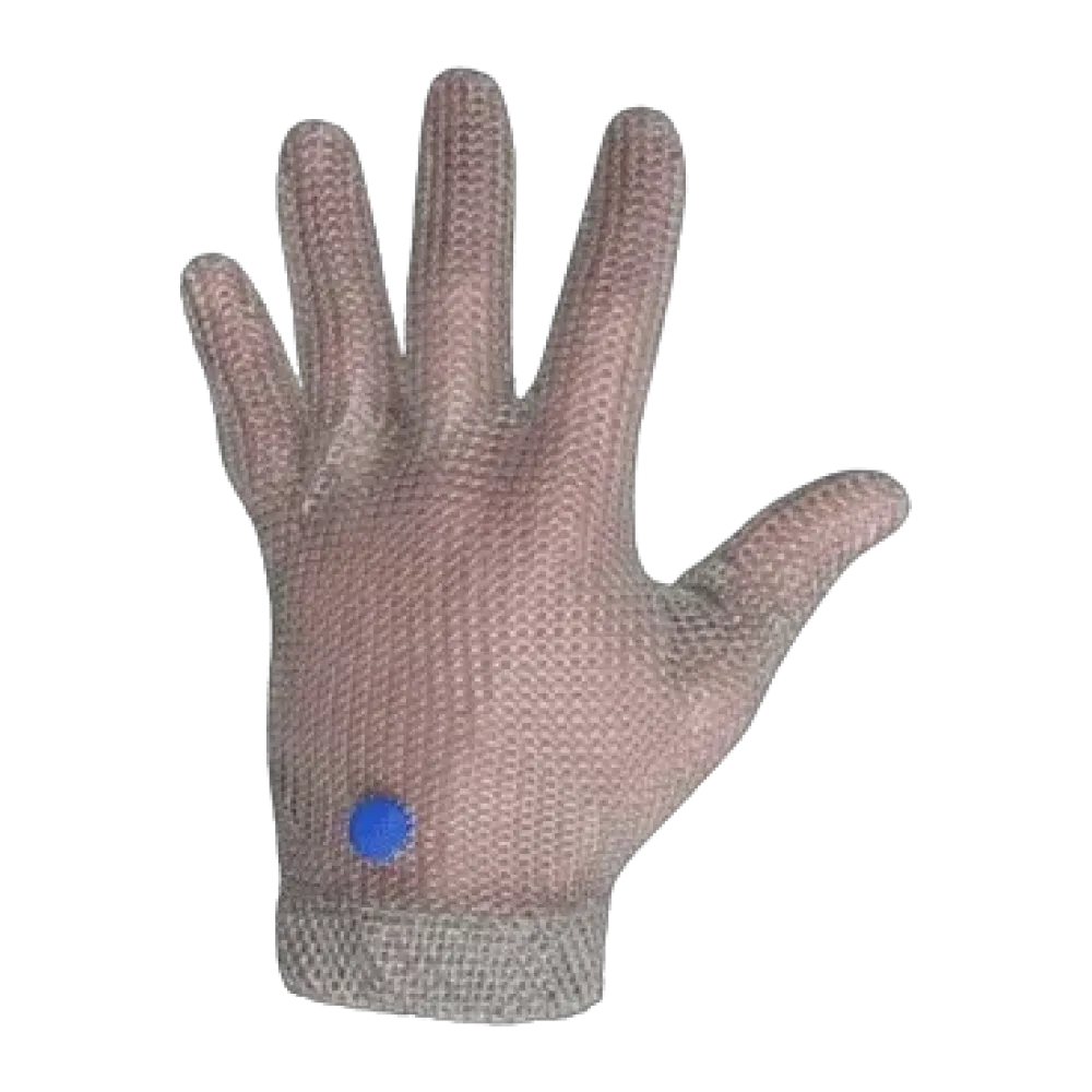 Gant en cote de maille wilco sans manchette, bleu, rouge, blanc